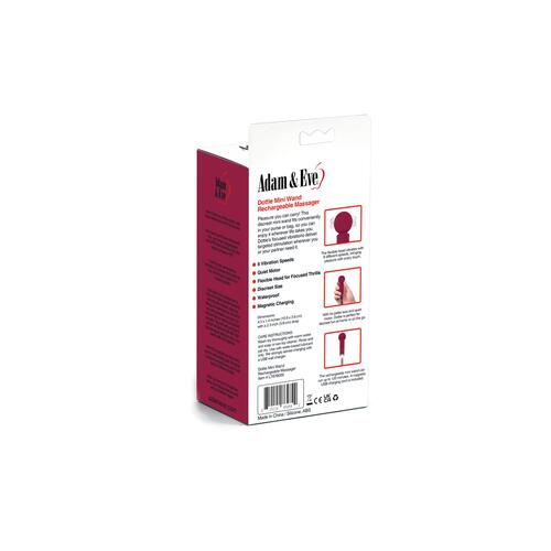 Dottie Mini WandDottie Mini Wand - Packaging Shot - Back - Red