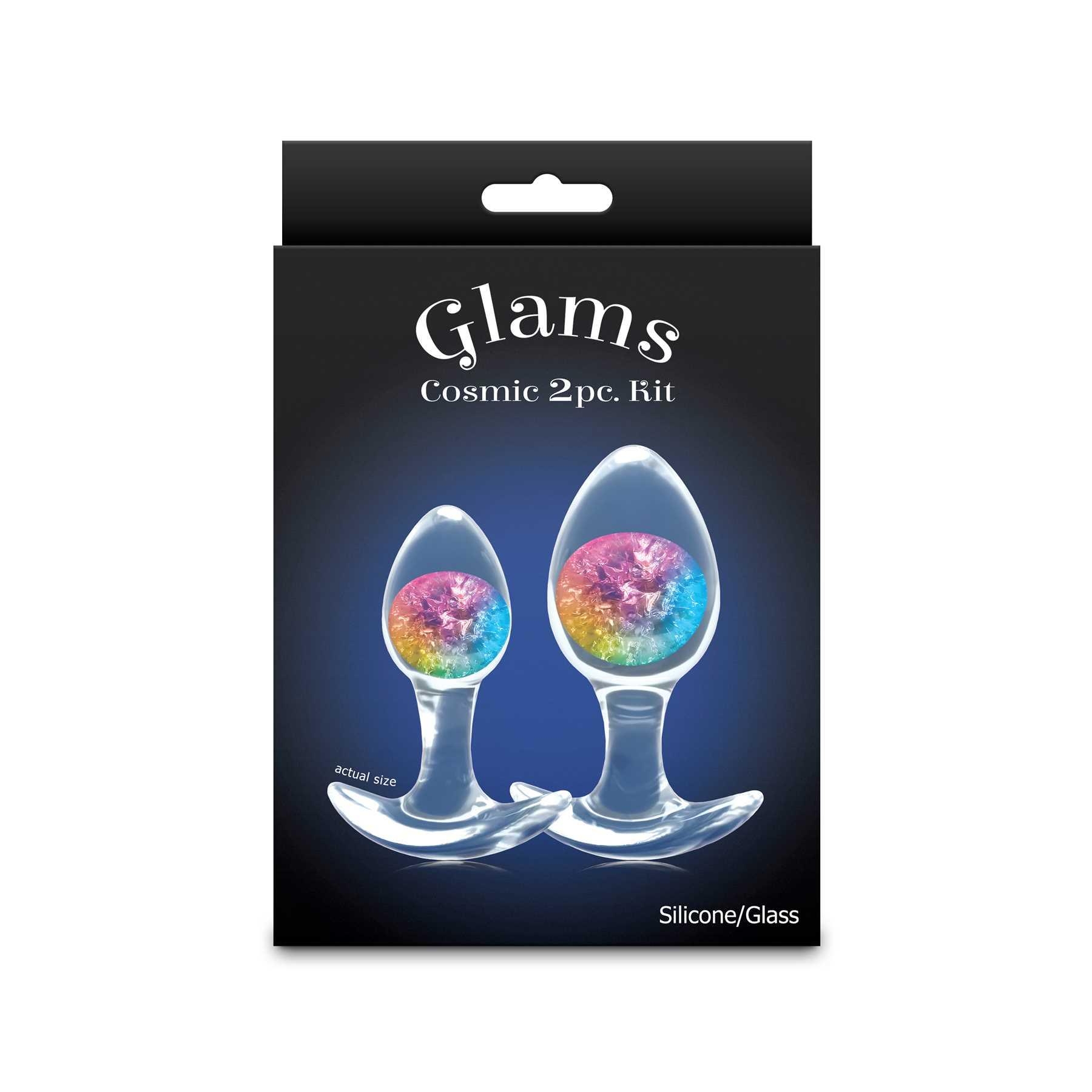 Cosmic Glams - 2pc Kit - Rainbow illuminated packaging