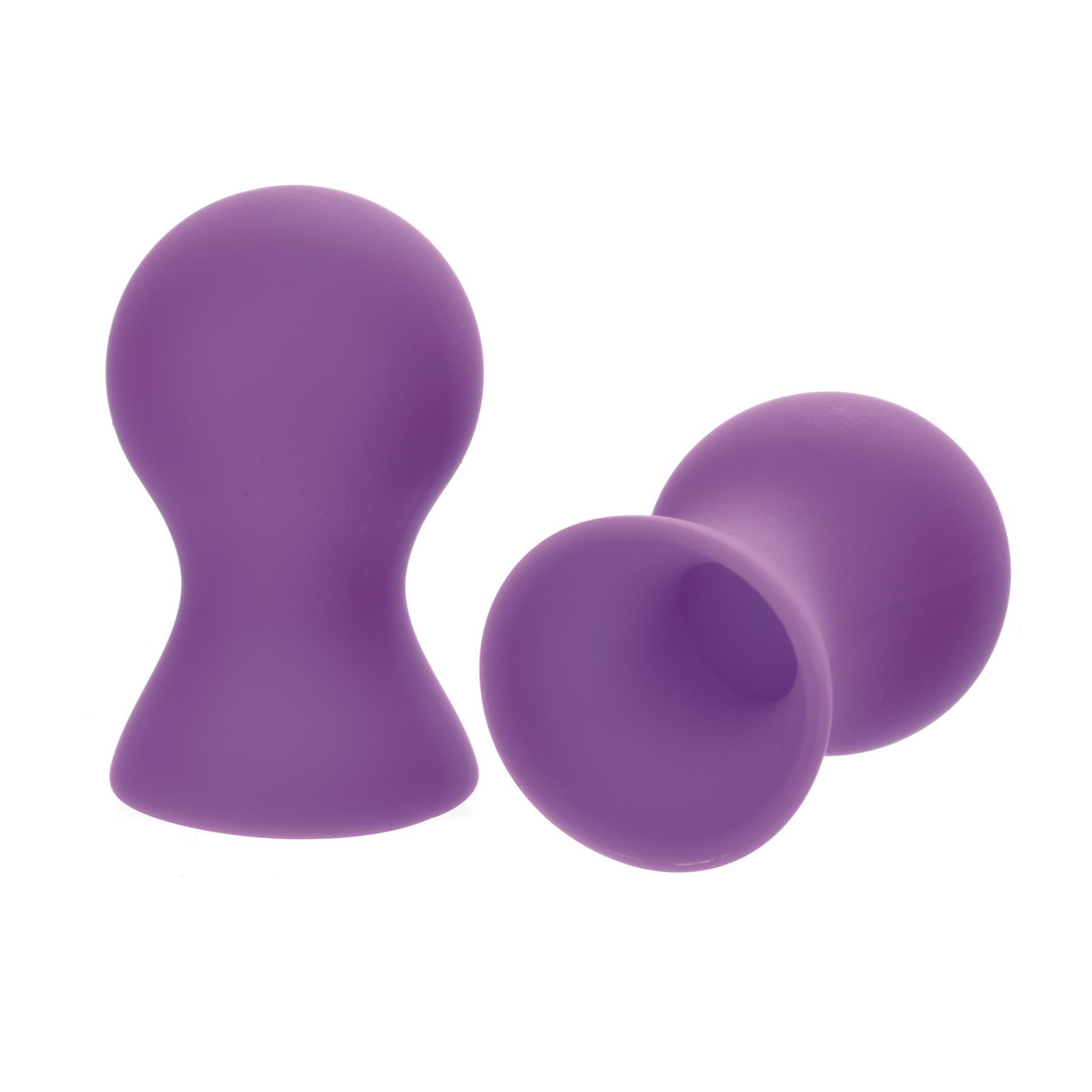 Adam & Eve Perk Me Up Nipple Suckers - Purple