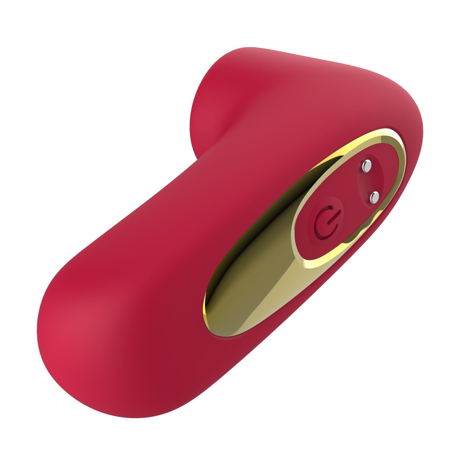 Adam & Eve L-O-V-E Vibrator Collection - Clit Cleeve with Bullet Inserted