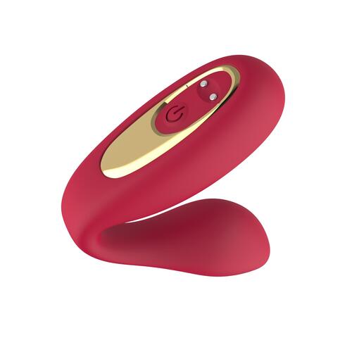 Adam & Eve L-O-V-E Vibrator Collection - Couples Sleeve with Bullet Inserted