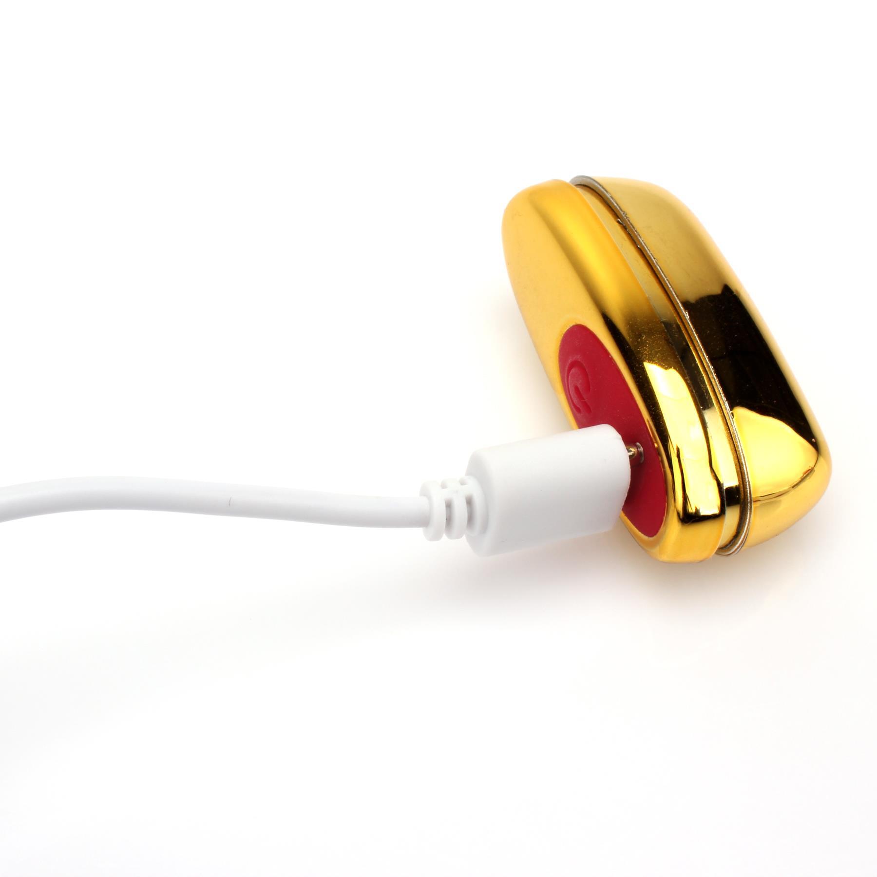 Adam & Eve L-O-V-E Vibrator Collection - Bullet Showing Where Charging Cable is Placed