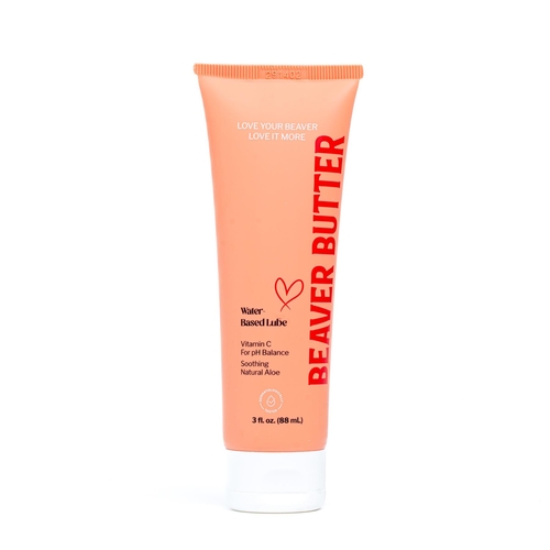 Beaver  Butter Water base lube bottle