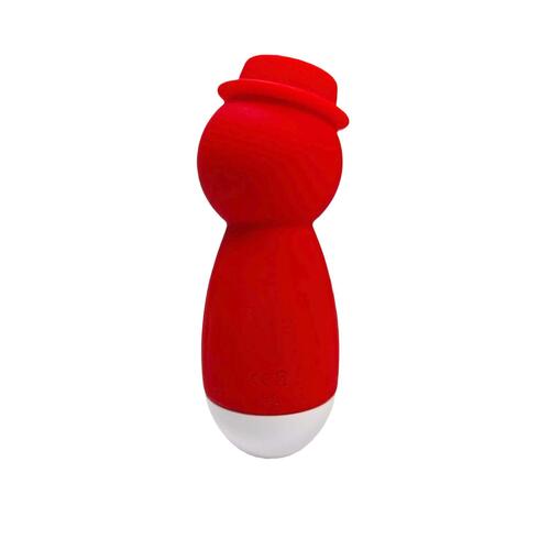 Tuxedo Snowman Suction Massager - Product Shot - Back