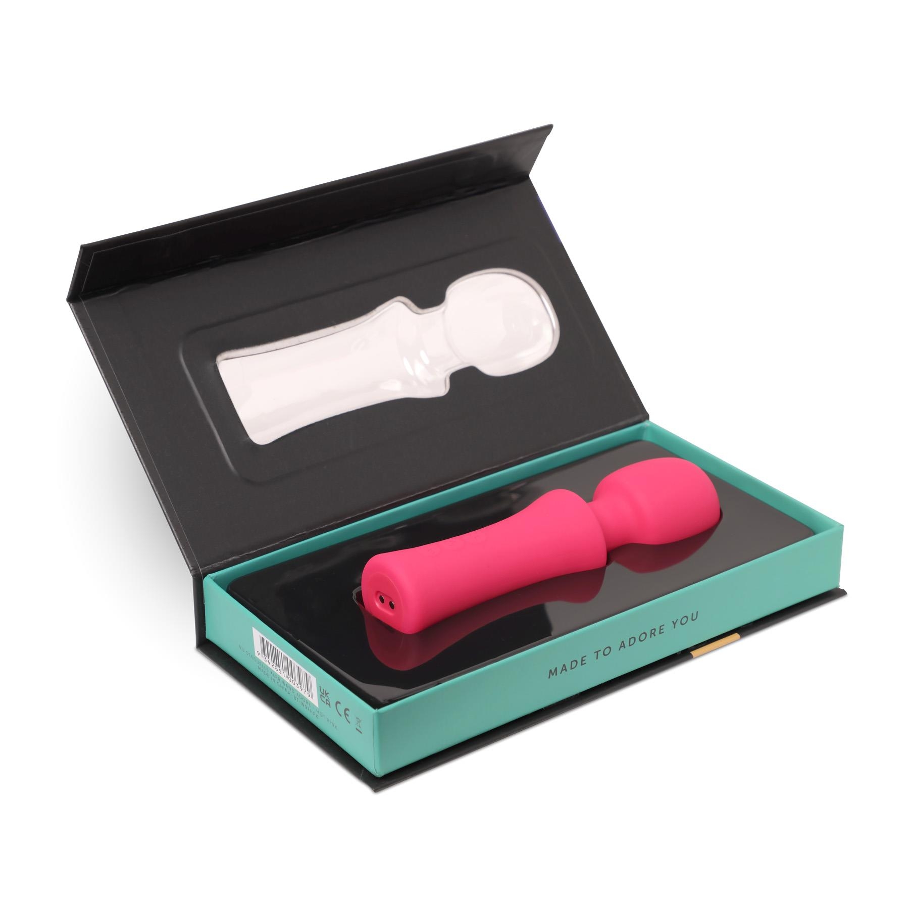 Nu Sensuelle Adore Velvet Touch Heated Turbo Boost Wand in package