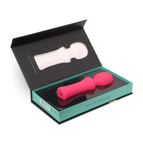 Nu Sensuelle Adore Velvet Touch Heated Turbo Boost Wand in package