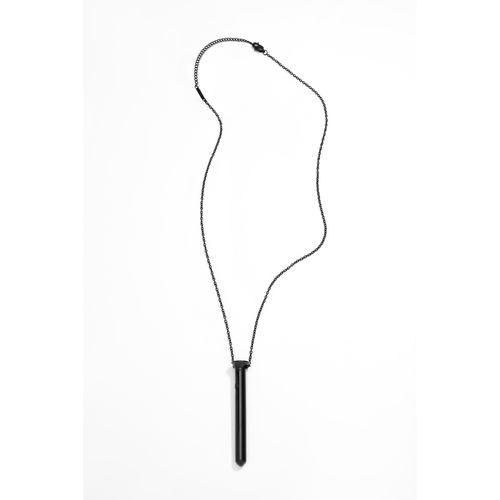 Crave Pleasure Jewelry Vesper Mini Necklace Vibrator black view 2