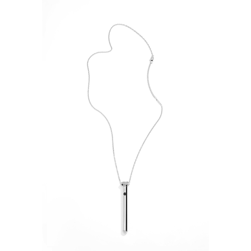 Crave Pleasure Jewelry Vesper Mini Necklace Vibrator silver view 2