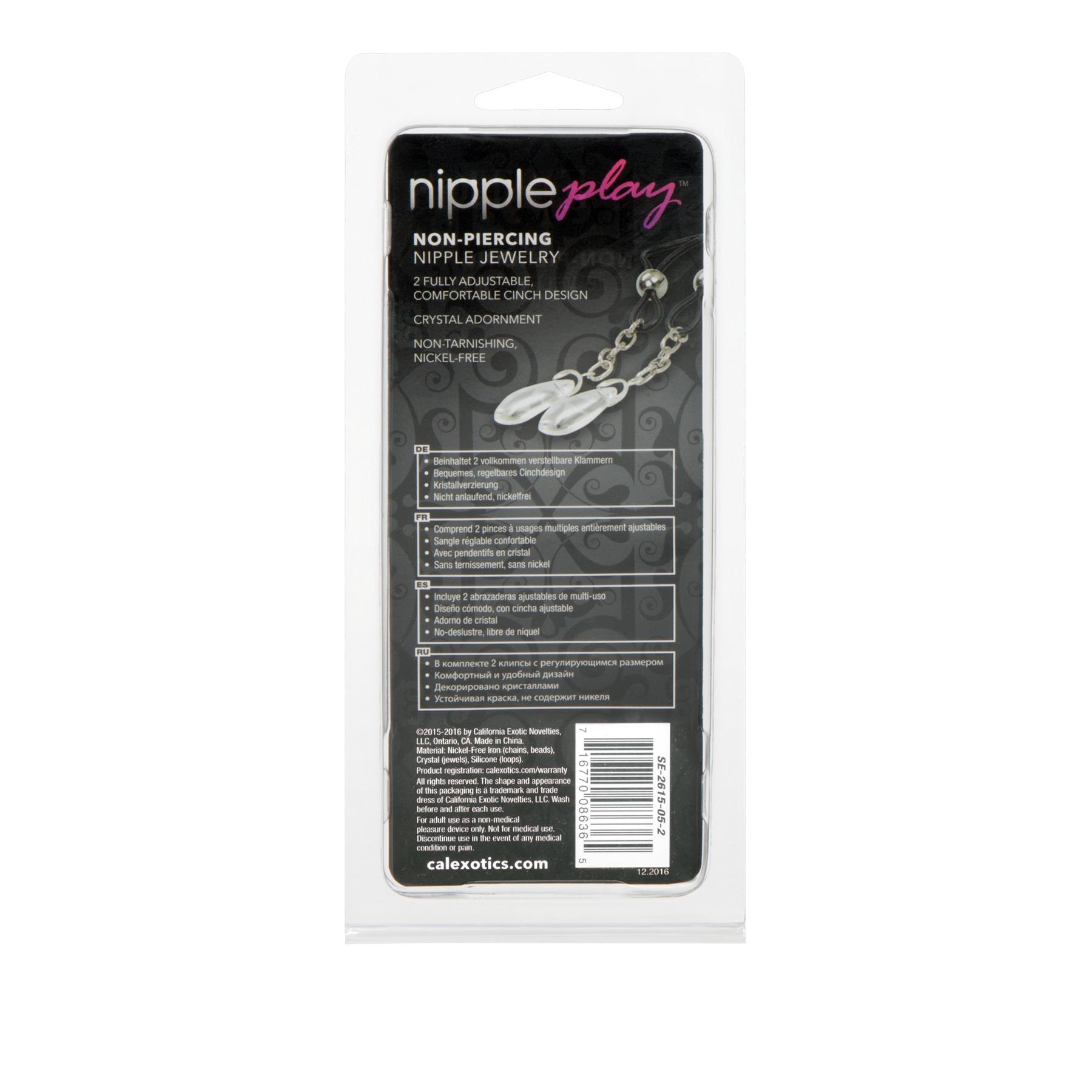 Nipple Play Jewelry Crystal back of package