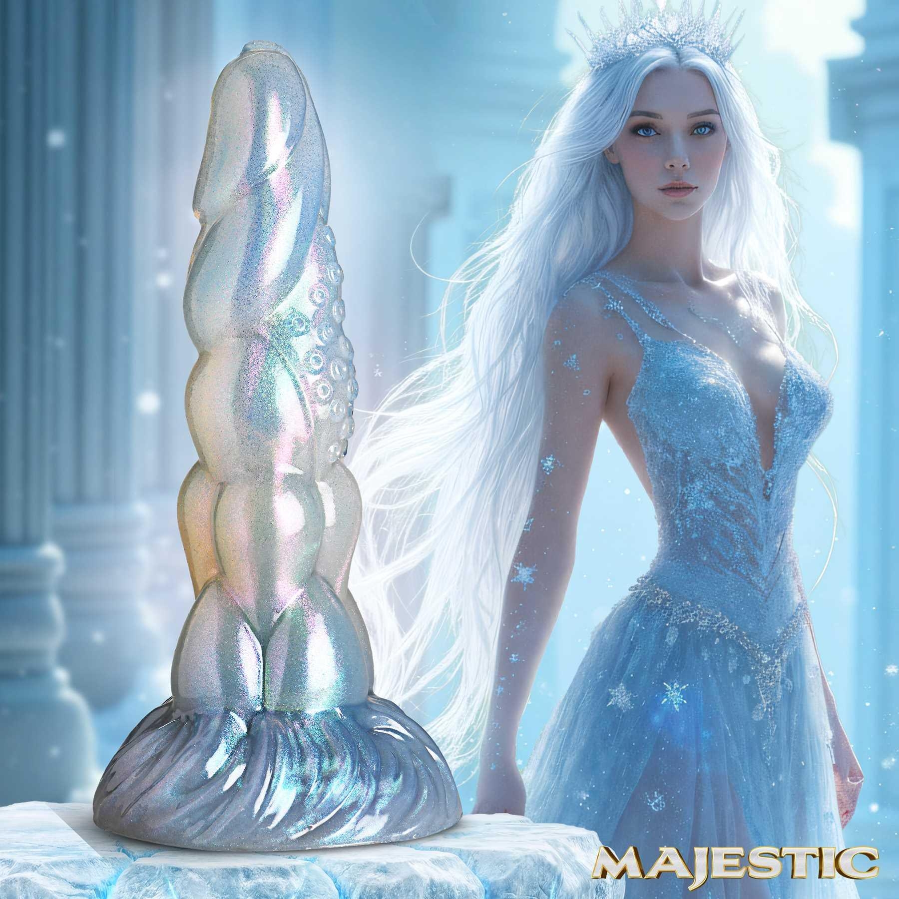 Majestic Creature Cocks Crysta with dildo