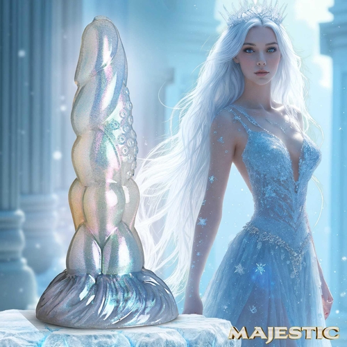Majestic Creature Cocks Crysta with dildo