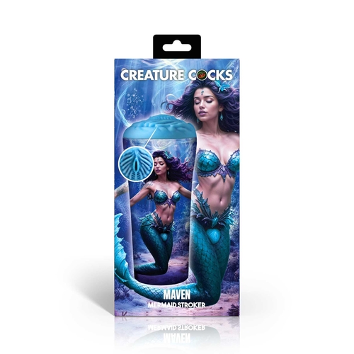 Creature Cocks Maven Mermaid Strokerbox frontal view