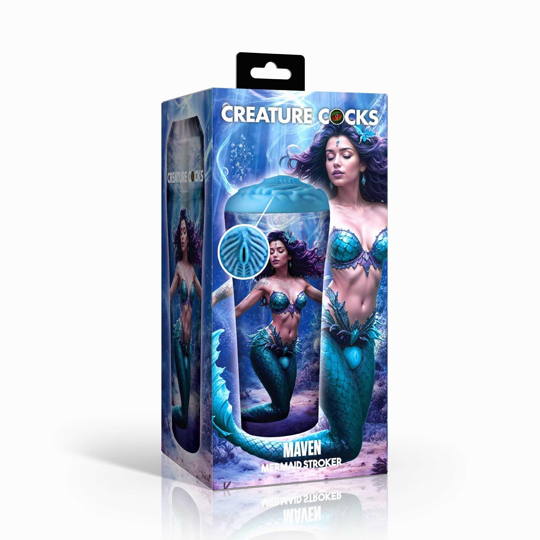 Crebox side viewature Cocks Maven Mermaid Stroker