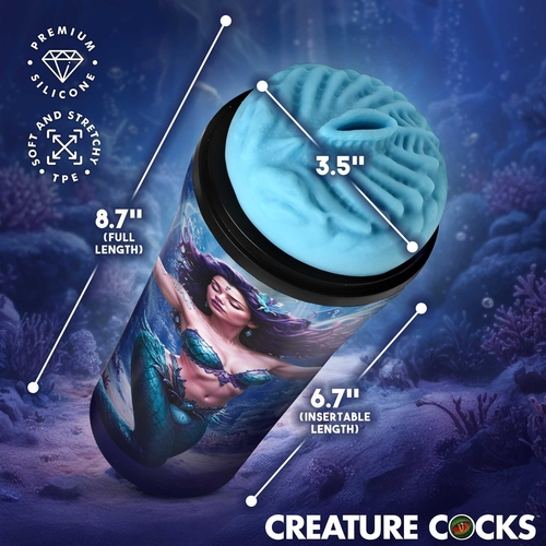 Creature Cocks Maven Mermaid Stroker measurements