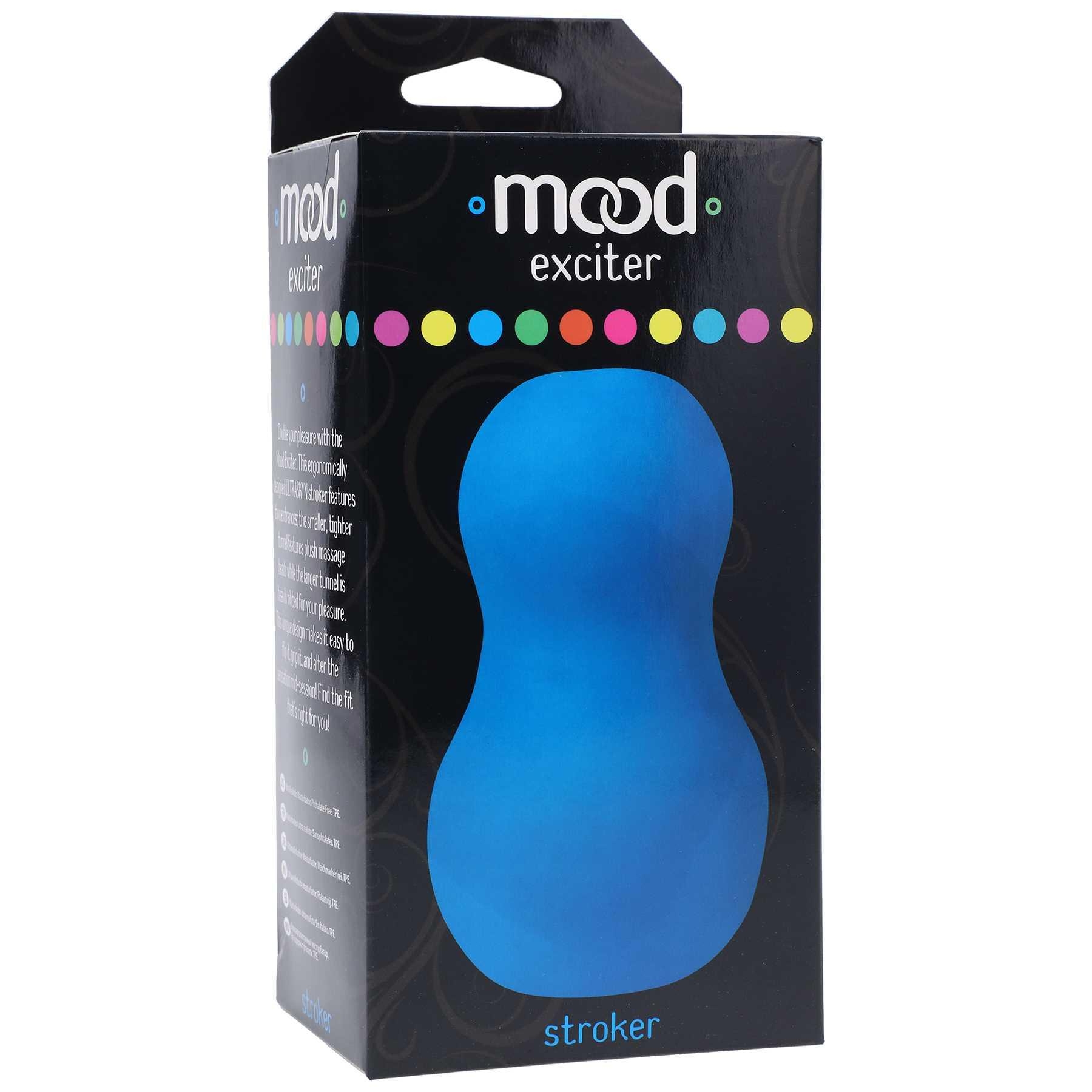 Mood Exciter Stroker blue box side view