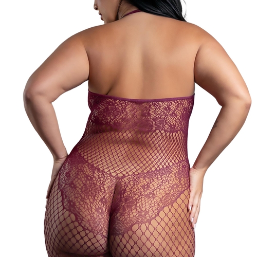 Our Moment Crotchless Bodystocking cropped queen back