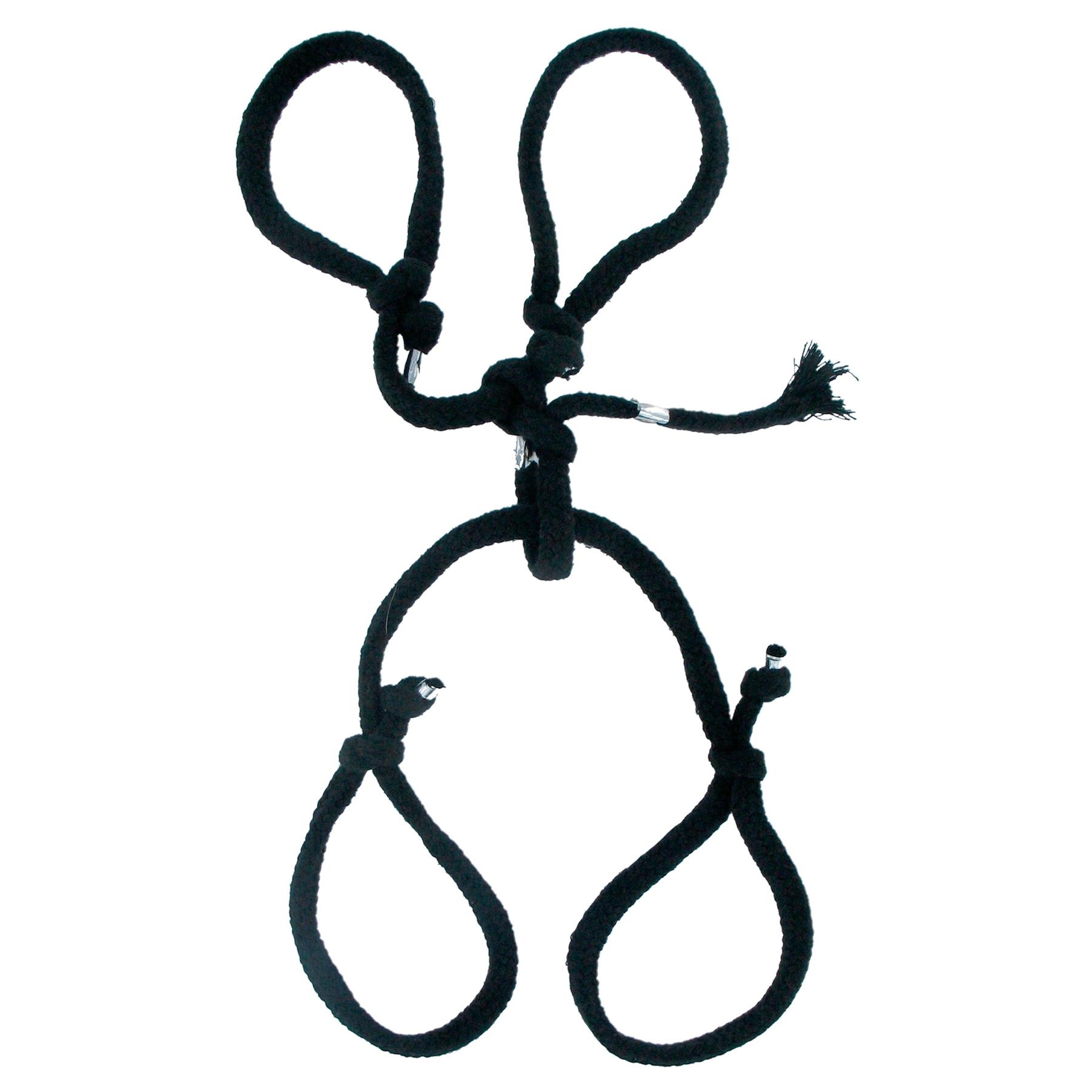 Fetish Fantasy Silk Rope Hog Tie