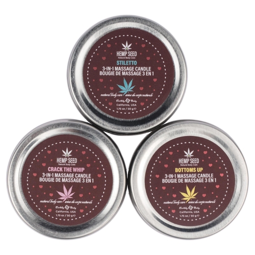 Trio Of Love Massage Candles view 1