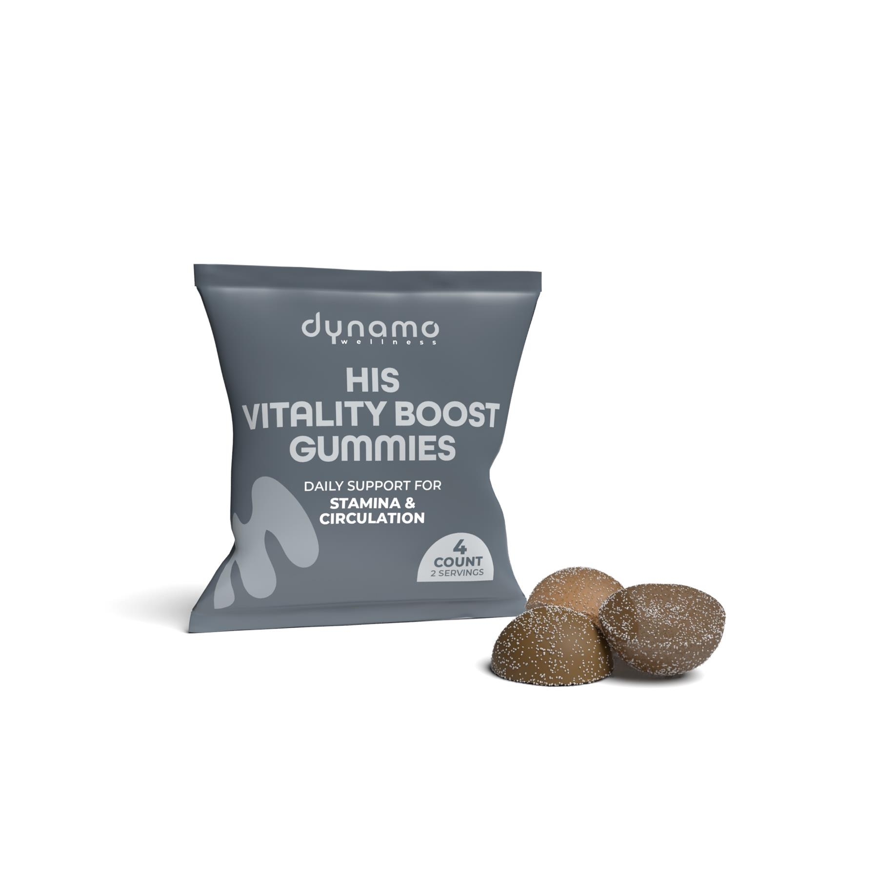 Dynamo Wellness His Vitality Boost Gummies 4 Count