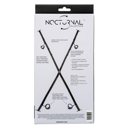 Noctural Over The Door Cross BACK OF BOX