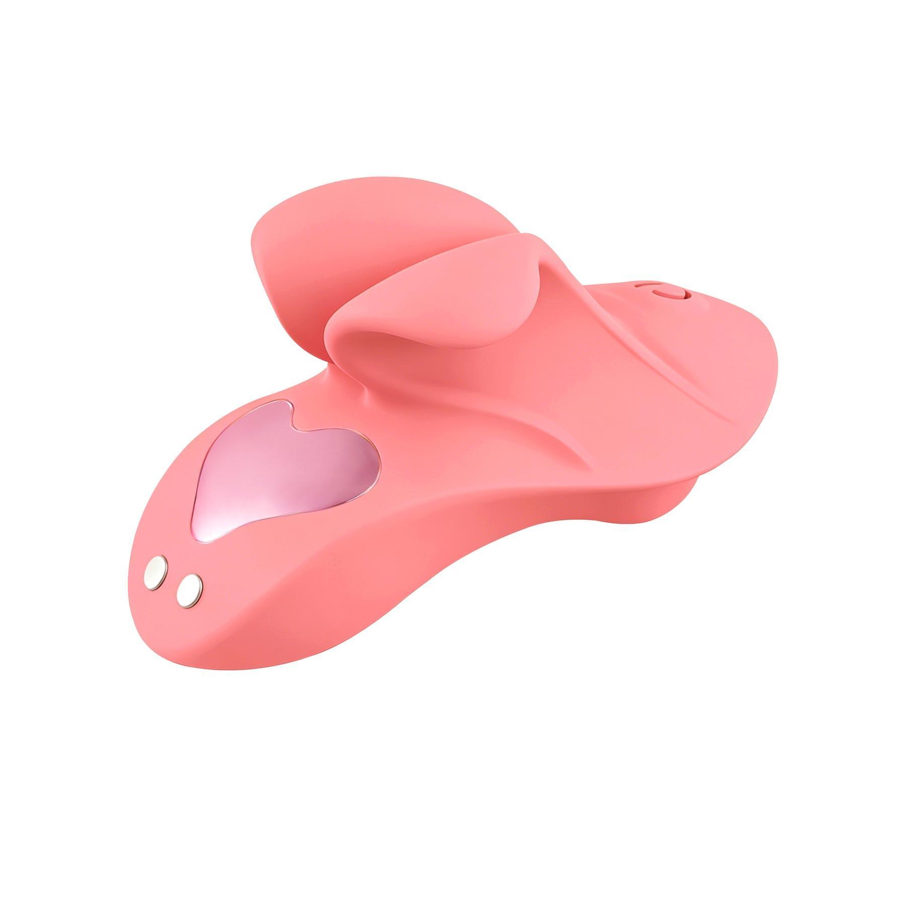 Adam & Eve Dainty Darling Mini Finger Vibe - Product Shot - Pink