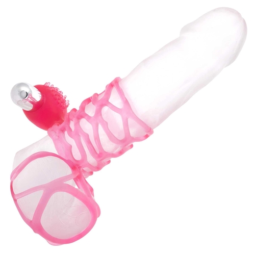 LOVERS CAGE on glass dildo side view