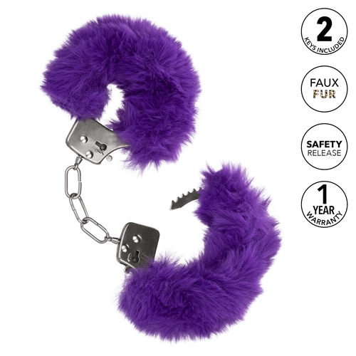 Ultra Furry Cuffs - Features purple