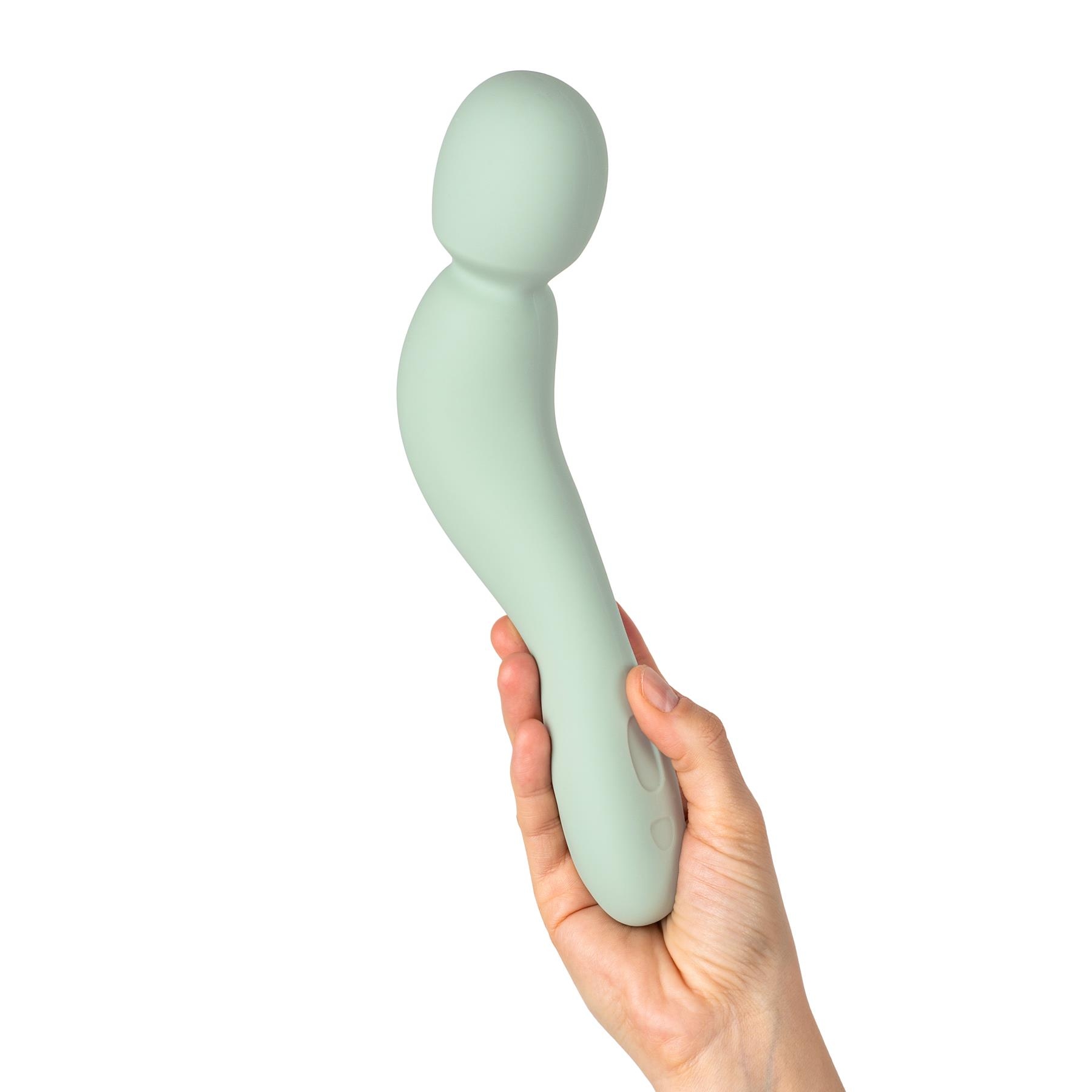 Dame Com 2.0 Wand Massager in hand view 2