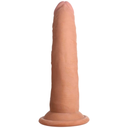 JOCK Hard Core 7 Inch Triple Density Dildo white front view