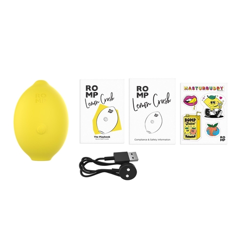 Romp Lemon Crush and all box contents