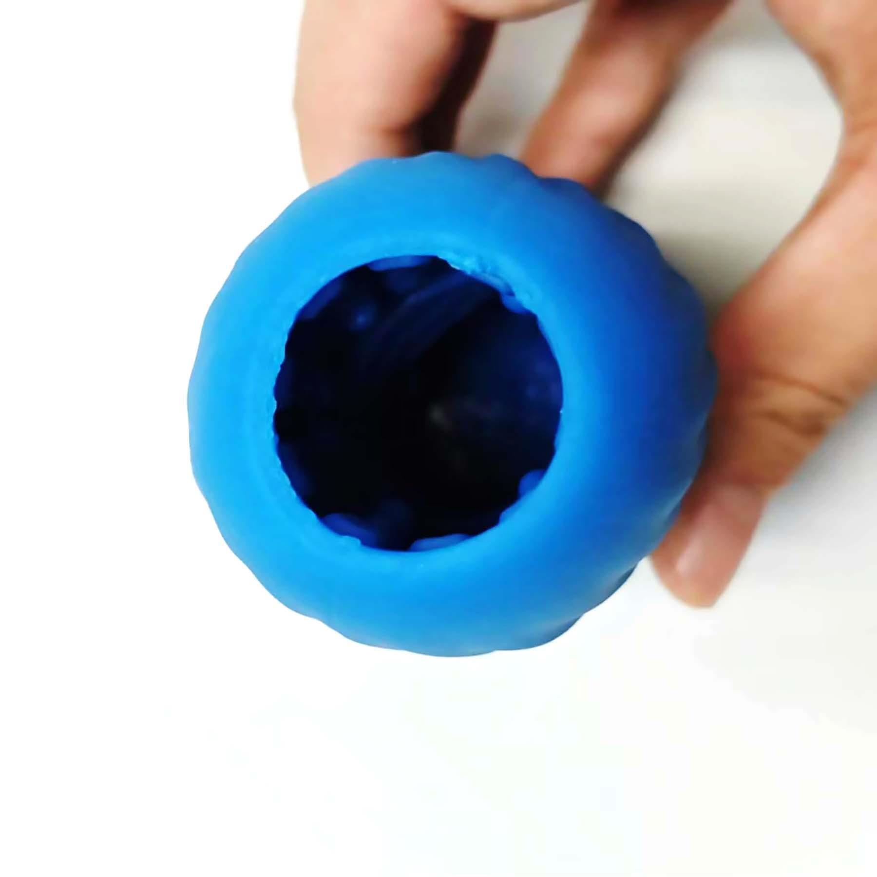 Penis Pleaser Reversible Masturbation Sleeve - Product Shot - Showing Opening
