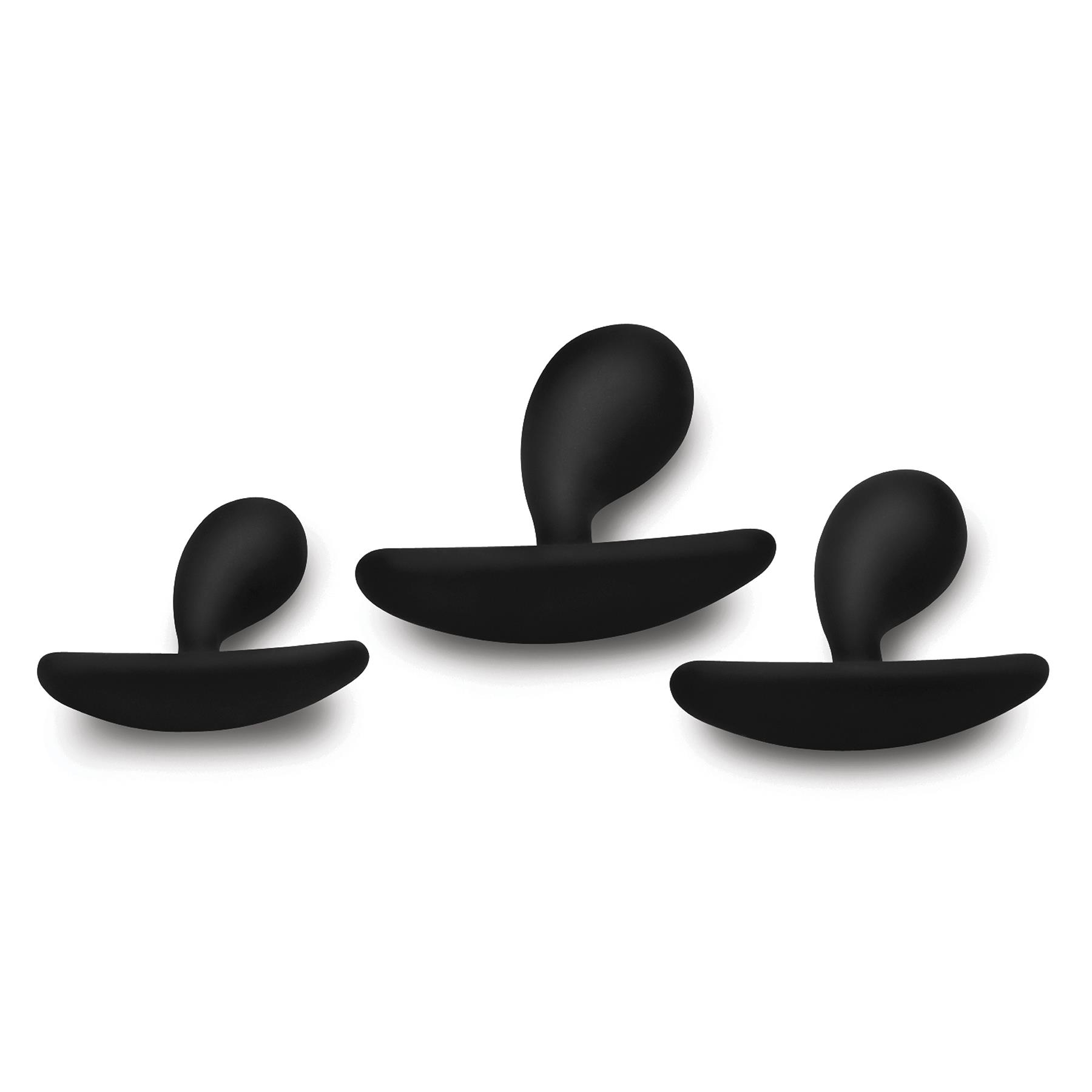 dark droplets 3 Piece Anal Trainer front view