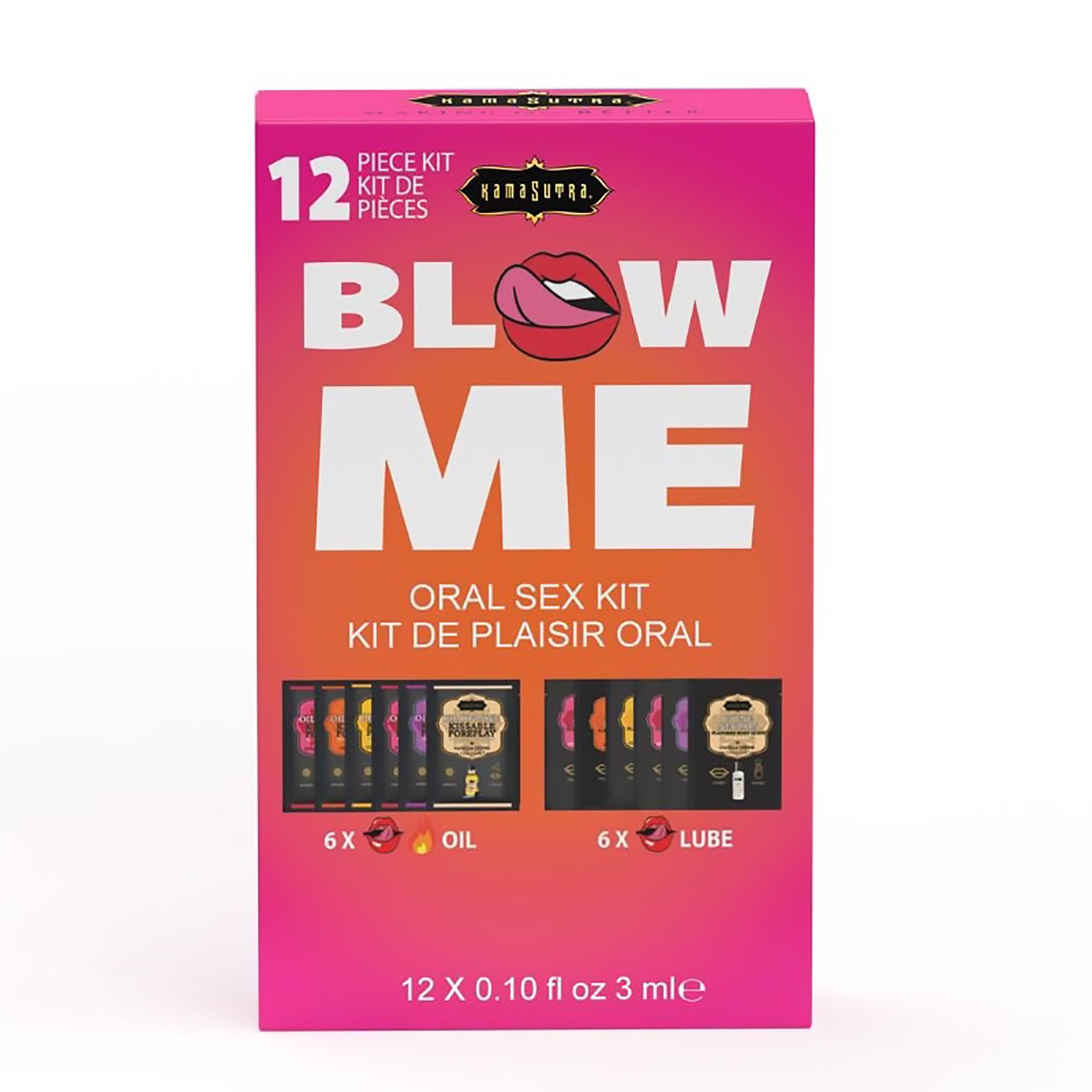 Kama Sutra BLOW ME Sex-To-Go-Kit front of box