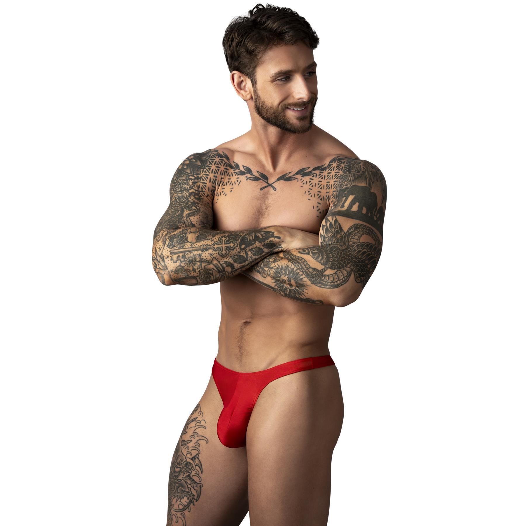 Pull Tab Thong  red side