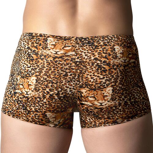 POUCH SHORT  ANIMAL  PRINT back cropped