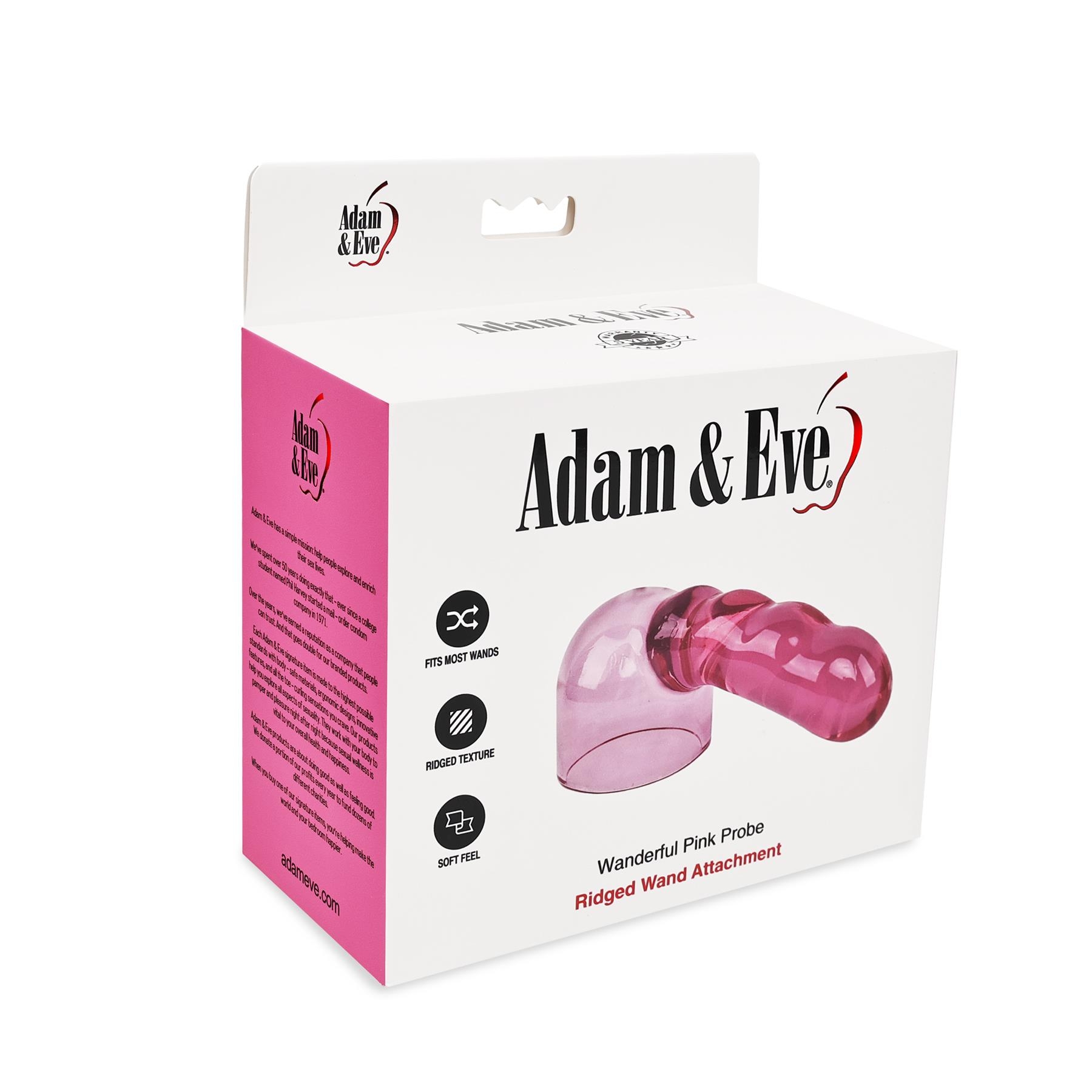 Adam & Eve WANDERFUL PINK PROBE attachment package