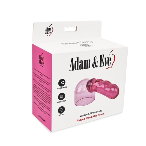 Adam & Eve WANDERFUL PINK PROBE attachment package