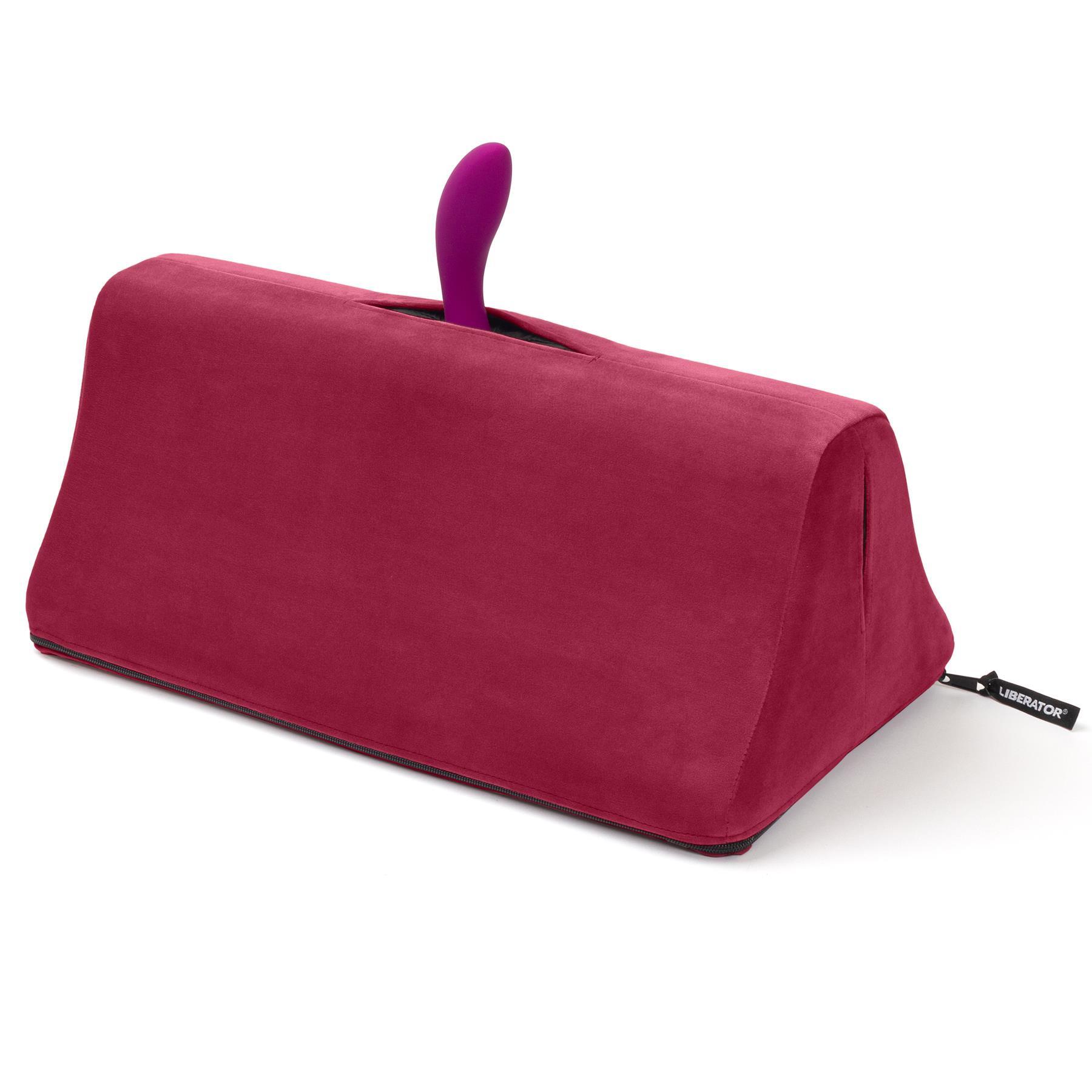 Liberator Tula Toy Mount - Product Shot - Toys Not Included color burgundy