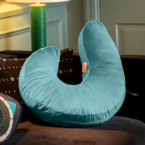 Liberator Side Snuggle Pillow top side down color blue