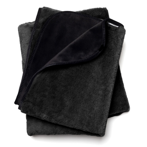 Liberator Fascinator Fur Throw color black