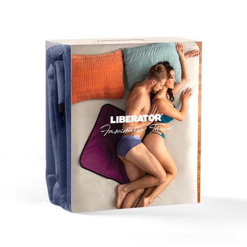 Liberator Fascinator Mini Throw - Package color blue