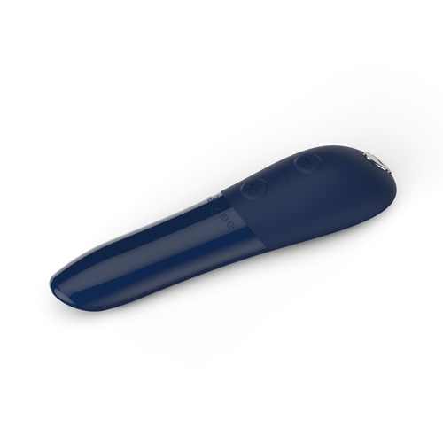 We-Vibe Tango X Bullet Vibrator flat view blue
