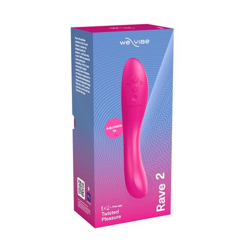 We-Vibe Rave 2 App Enabled G-Spot Vibrator colr fuchsia package