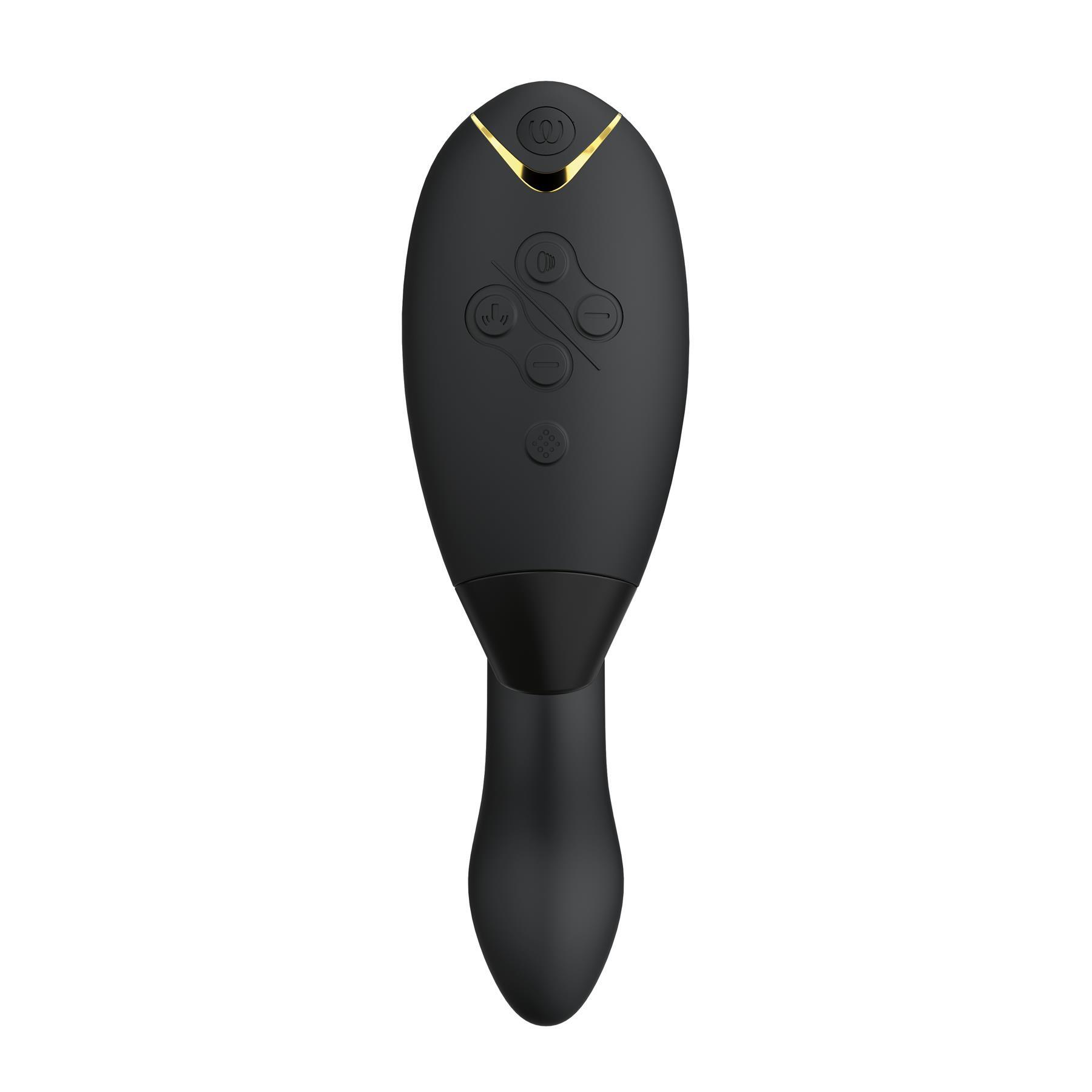 Womanizer Duo 2 Dual Stimulator  color black back view