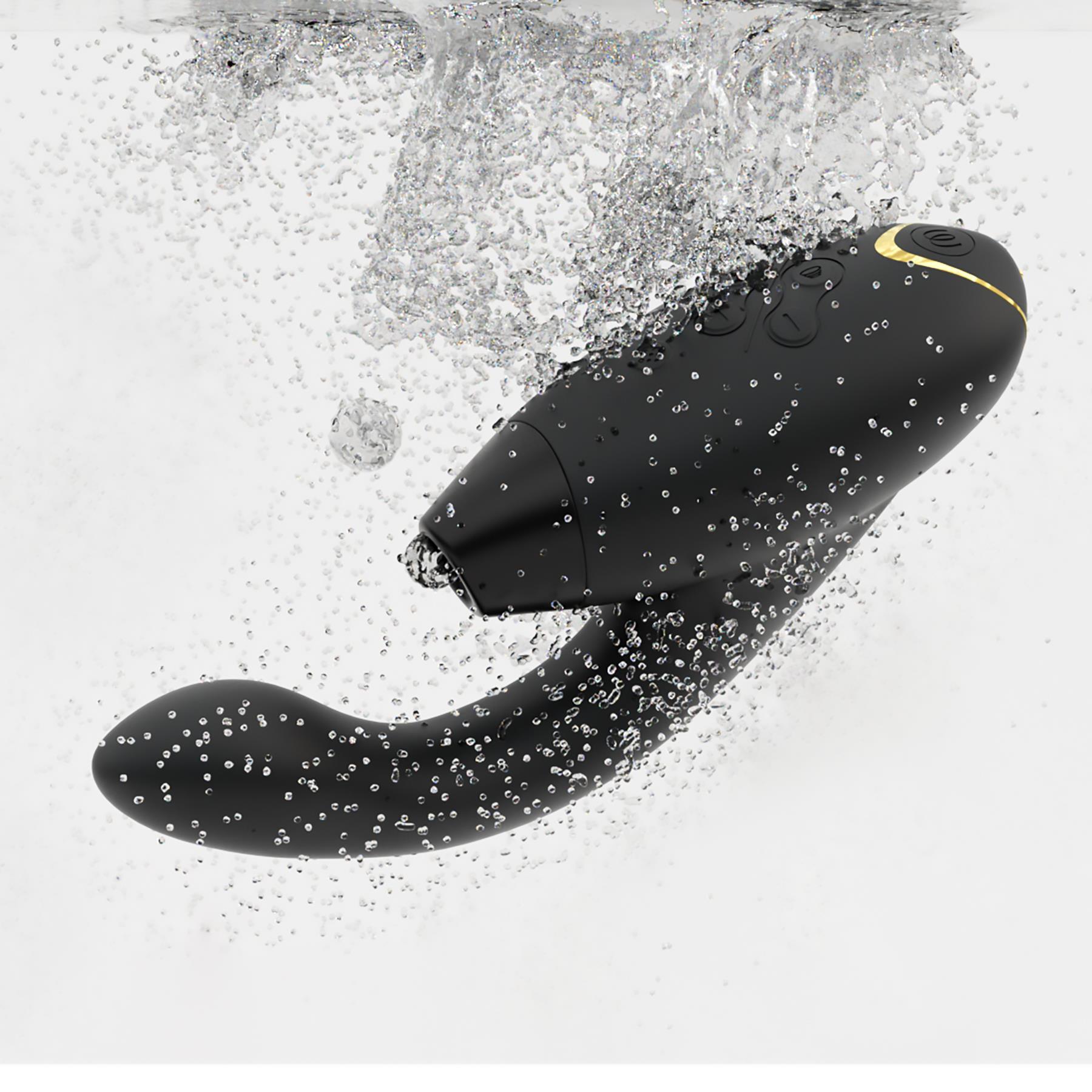 Womanizer Duo 2 Dual Stimulator - Water Shot color black