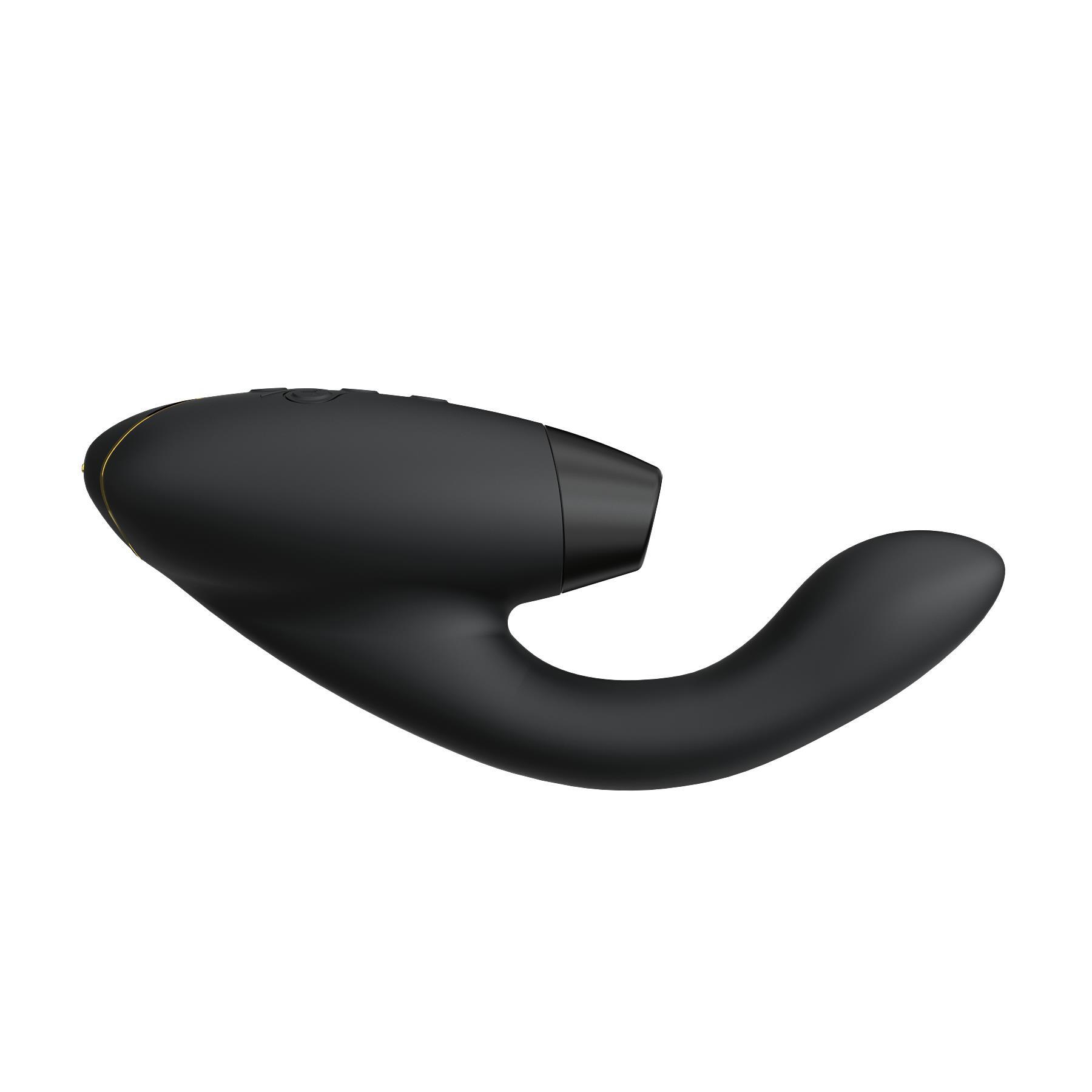 Womanizer Duo 2 Dual Stimulator - side view color black