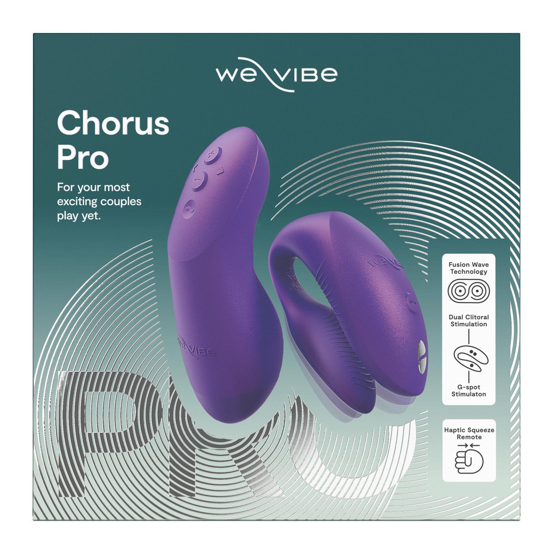 We-Vibe Chorus Pro App Enabled Couples Vibrator - Packaging Shot - Purple