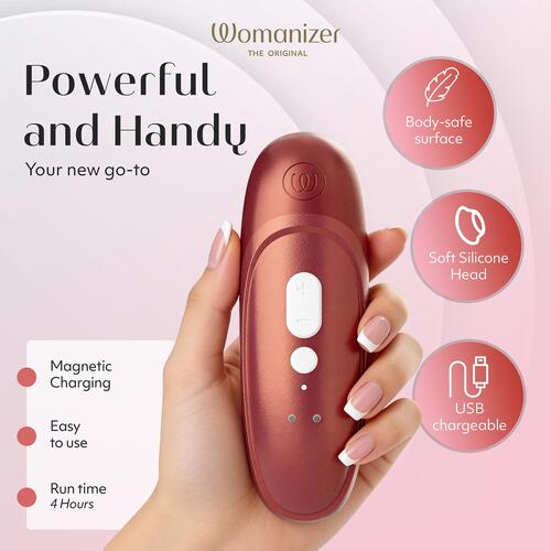 Womanizer Pleasure Air Pro color red features 1