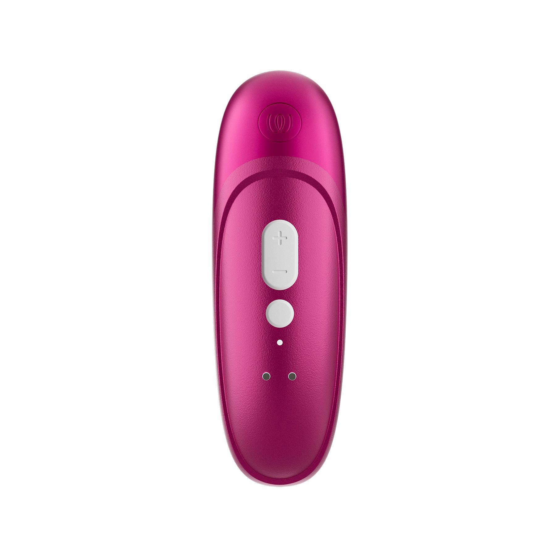 Womanizer Pleasure Air Pro color pink image showng back