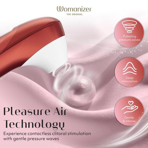 Womanizer Pleasure Air Pro color red features 2